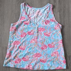 Lilly Pulitzer Jellies Be Jammin Hartley Tank Sz M